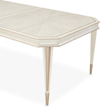 La Rachelle Medium Champagne Rectangular Dining Table - Ornate Home