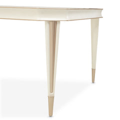La Rachelle Medium Champagne Rectangular Dining Table - Ornate Home