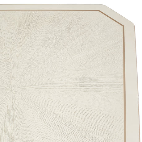 La Rachelle Medium Champagne Rectangular Dining Table - Ornate Home