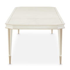 La Rachelle Medium Champagne Rectangular Dining Table - Ornate Home
