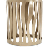 La Rachelle Medium Champagne Round Dining Table - Ornate Home