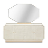 La Rachelle Medium Champagne Sideboard and Mirror - Ornate Home