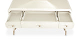 La Rachelle Medium Champagne Vanity Desk - Ornate Home
