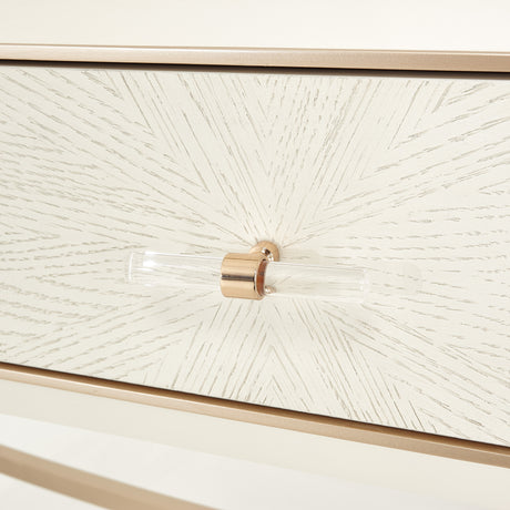 La Rachelle Medium Champagne Vanity Desk - Ornate Home