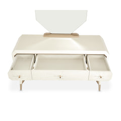 La Rachelle Medium Champagne Vanity Desk - Ornate Home