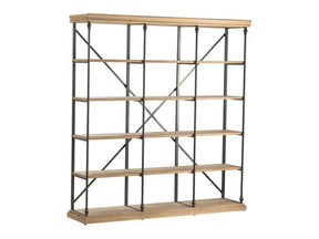 La Salle Brown/Black Bookshelf - Ornate Home