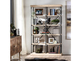 La Salle Natural/Black Bookshelf - Ornate Home
