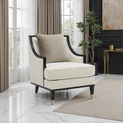 La Salle White Chair - Ornate Home