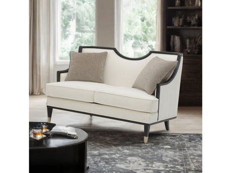La Salle White Loveseat - Ornate Home