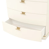 La Terrazza Creamy Pearl 5-Drawer Chest - Ornate Home