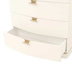 La Terrazza Creamy Pearl 5-Drawer Chest - Ornate Home