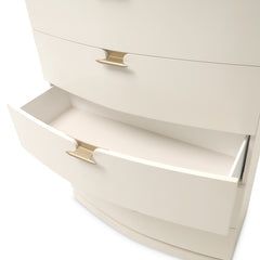 La Terrazza Creamy Pearl 5-Drawer Chest - Ornate Home