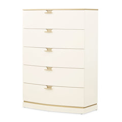 La Terrazza Creamy Pearl 5-Drawer Chest - Ornate Home