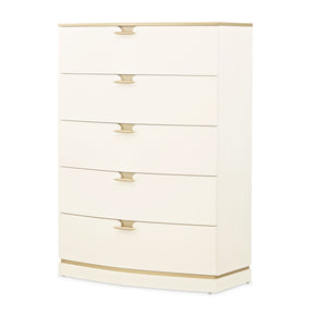 La Terrazza Creamy Pearl 5-Drawer Chest - Ornate Home