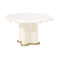 La Terrazza Creamy Pearl 54" Round Dining Table - Ornate Home