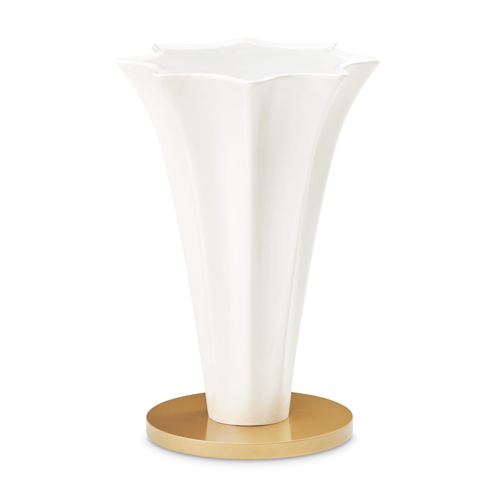 La Terrazza Creamy Pearl Chairside Table - Ornate Home