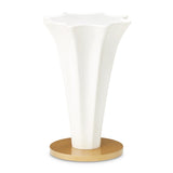 La Terrazza Creamy Pearl Chairside Table - Ornate Home