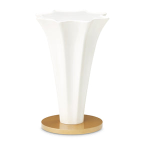 La Terrazza Creamy Pearl Chairside Table - Ornate Home