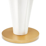 La Terrazza Creamy Pearl Chairside Table - Ornate Home