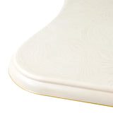 La Terrazza Creamy Pearl Double Pedestal Dining Table - Ornate Home