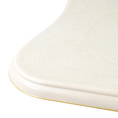 La Terrazza Creamy Pearl Double Pedestal Dining Table - Ornate Home