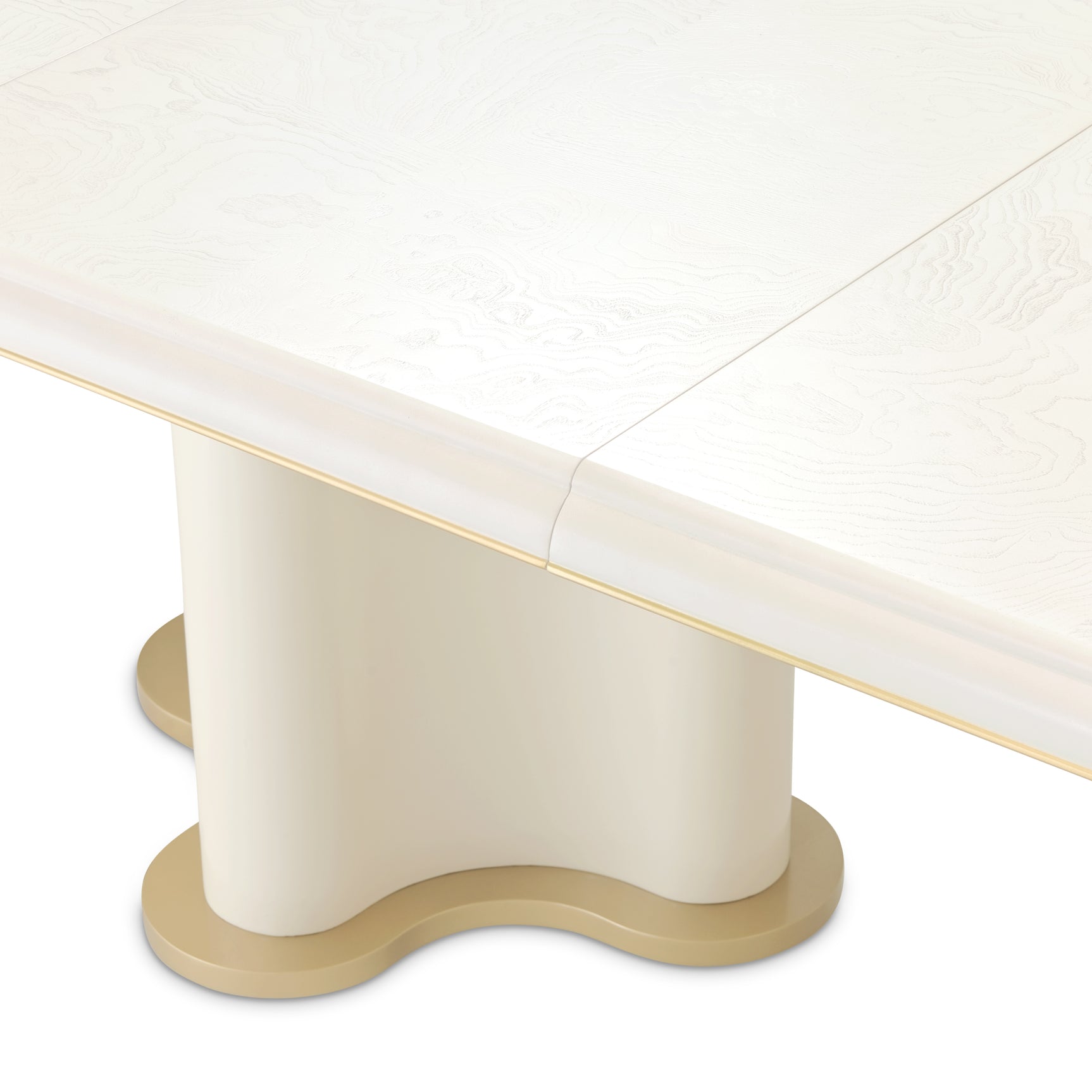 La Terrazza Creamy Pearl Double Pedestal Dining Table - Ornate Home