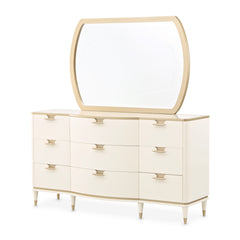 La Terrazza Creamy Pearl Dresser with Mirror - Ornate Home