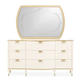 La Terrazza Creamy Pearl Dresser with Mirror - Ornate Home