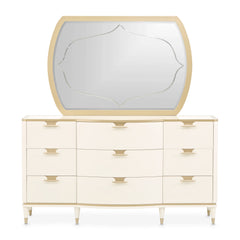 La Terrazza Creamy Pearl Dresser with Mirror - Ornate Home