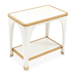 La Terrazza Creamy Pearl End Table - Ornate Home