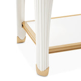 La Terrazza Creamy Pearl End Table - Ornate Home