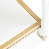 La Terrazza Creamy Pearl End Table - Ornate Home