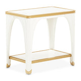 La Terrazza Creamy Pearl End Table - Ornate Home