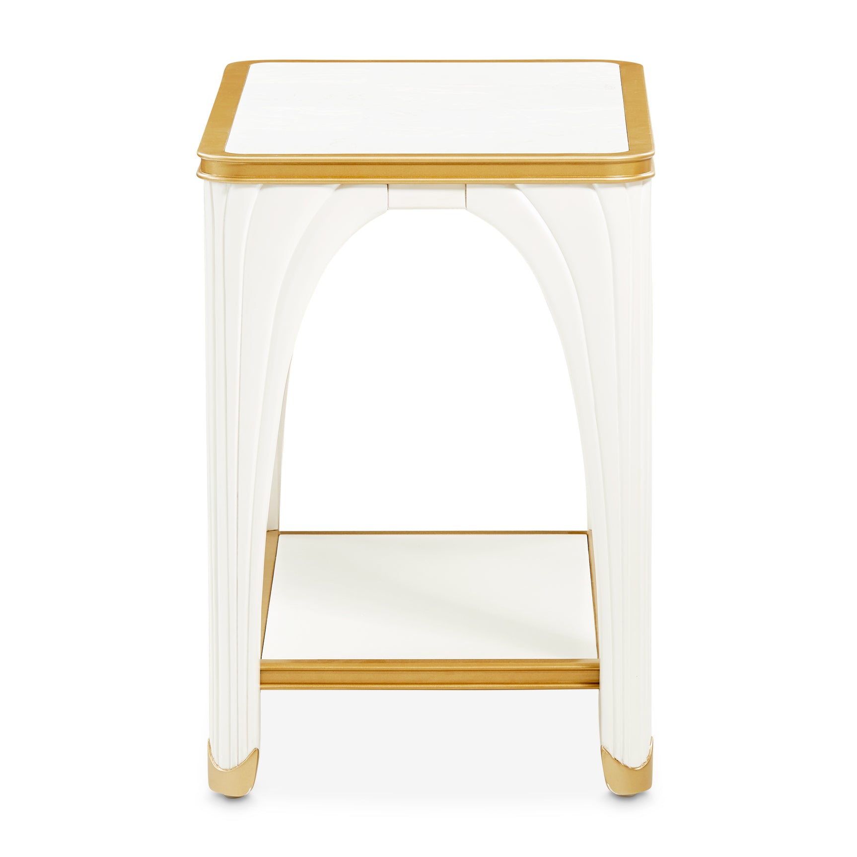La Terrazza Creamy Pearl End Table - Ornate Home