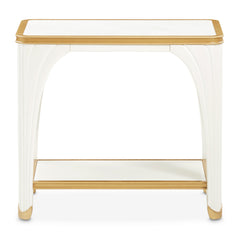 La Terrazza Creamy Pearl End Table - Ornate Home
