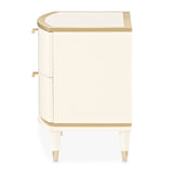 La Terrazza Creamy Pearl Nightstand, Large - Ornate Home