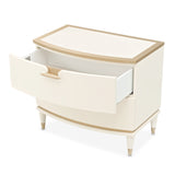La Terrazza Creamy Pearl Nightstand, Large - Ornate Home