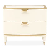 La Terrazza Creamy Pearl Nightstand, Large - Ornate Home