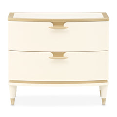 La Terrazza Creamy Pearl Nightstand, Large - Ornate Home