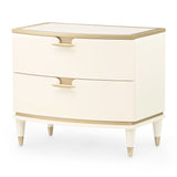 La Terrazza Creamy Pearl Nightstand, Large - Ornate Home