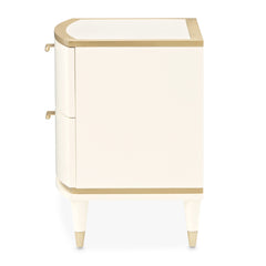 La Terrazza Creamy Pearl Nightstand - Ornate Home