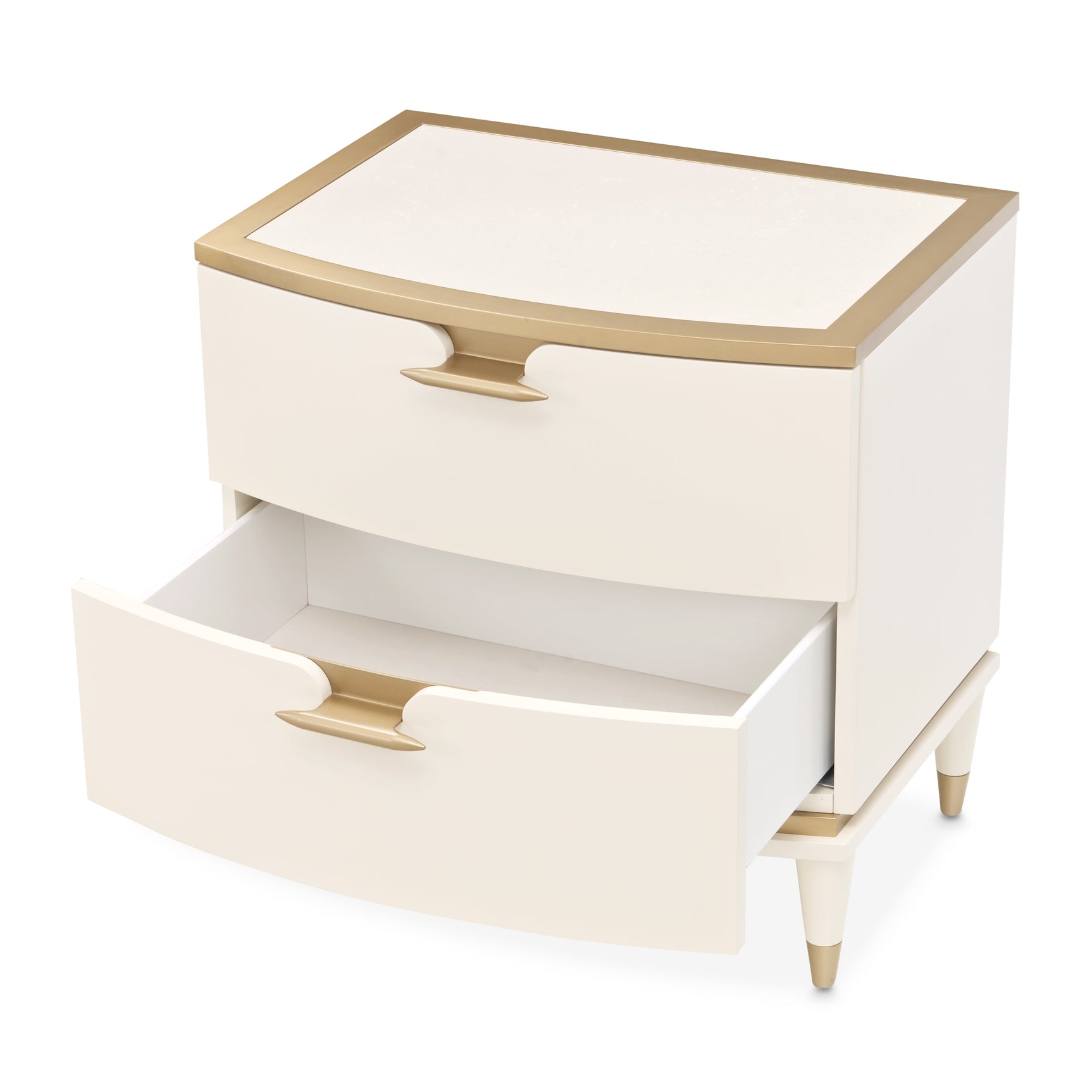 La Terrazza Creamy Pearl Nightstand - Ornate Home
