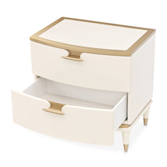 La Terrazza Creamy Pearl Nightstand - Ornate Home