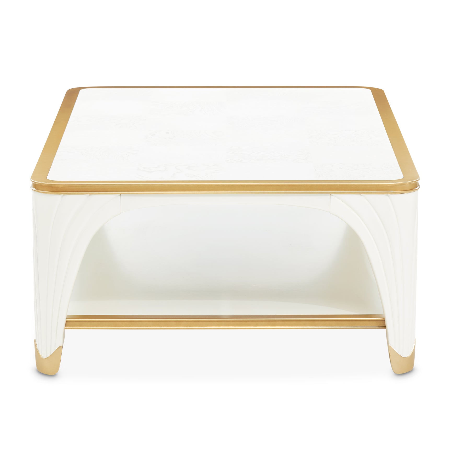 La Terrazza Creamy Pearl Rectangular Cocktail Table - Ornate Home