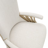 La Terrazza Creamy Pearl/Shell Dining Arm Chair (Set of 2)