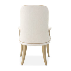 La Terrazza Creamy Pearl/Shell Dining Arm Chair (Set of 2) - Ornate Home