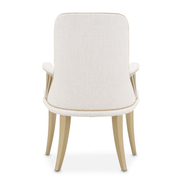La Terrazza Creamy Pearl/Shell Dining Arm Chair (Set of 2) - Ornate Home