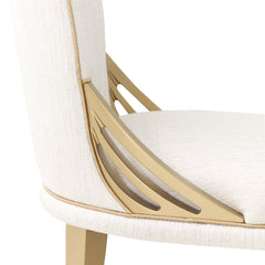 La Terrazza Creamy Pearl/Shell Dining Side Chair (Set of 2) - Ornate Home