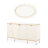 La Terrazza Creamy Pearl Sideboard with Mirror - Ornate Home