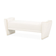 La Terrazza Creamy Pearl/Starlight Bed Bench - Ornate Home